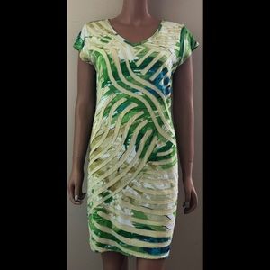 Unique Green T Shirt Dress